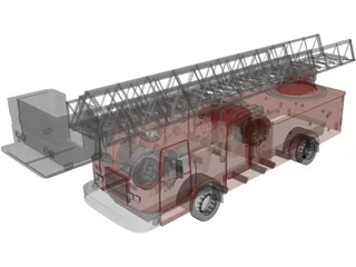 Firetruck 3D Model preview