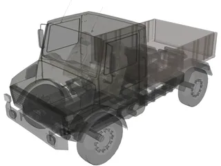 Pick-Up Truck 3D Model preview