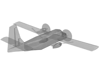 Australian GAF N22 Nomad 3D Model preview