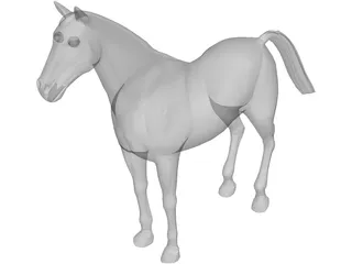 Horse 3D Model preview