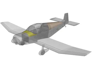 Jodel 1050 Sicile 3D Model preview