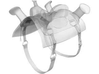 Celtic Saddle 3D Model preview