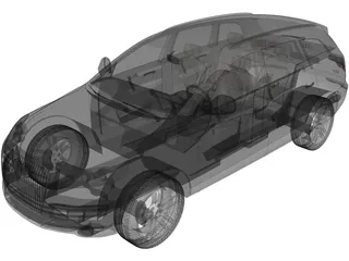 Audi Q7 (2008) 3D Model preview
