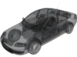 Volkswagen Passat (2004) 3D Model preview