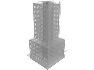 Fire Training Facility High Rise 3D Model preview