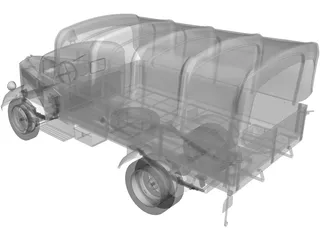 Opel Blitz 3D Model preview