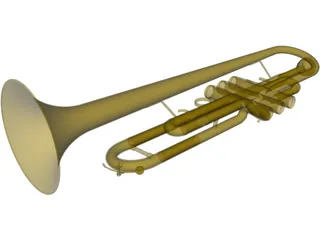 Trumpet 3D Model preview