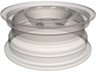 Wheel Iron Steel 3D Model preview