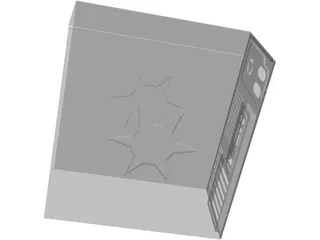 Computer Case 3D Model preview