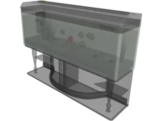 Aquarium 3D Model preview