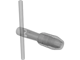 Chuck Tap Wrench 3D Model preview