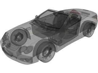 Mercedes-Benz SL500 (2009) 3D Model preview
