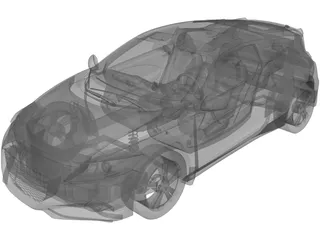 Honda CR-Z (2010) 3D Model preview
