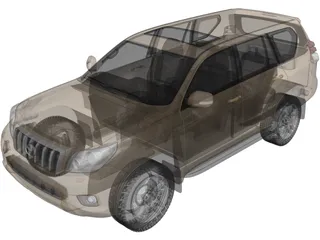 Toyota Land Cruiser Prado 150 (2010) 3D Model preview