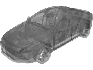 Volvo S60 R-Design (2010) 3D Model preview