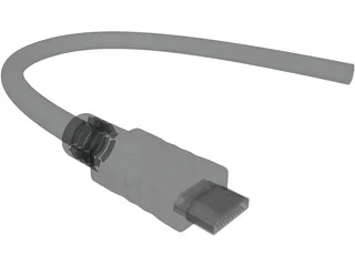 HDMI Plug 3D Model preview