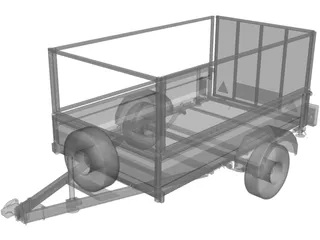 Trailer 3D Model preview