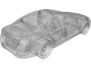BMW M5 (2012) 3D Model preview