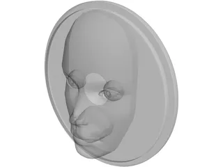 Face Disk 3D Model preview