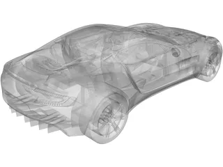 Aston Martin One-77 3D Model preview