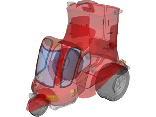 Tuc-Tuc 3D Model preview