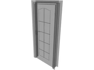 Door Modern 3D Model preview