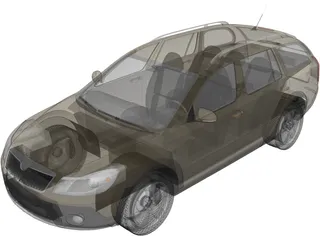 Skoda Octavia Scout 3D Model preview