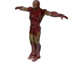 Iron Man 3D Model preview
