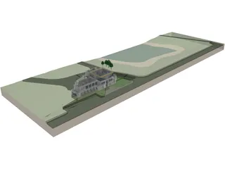 Recreational Complex 3D Model preview