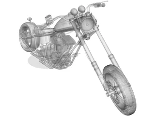 Harley-Davidson 3D Model preview