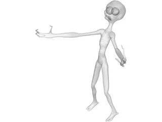 Alien Classic 3D Model preview