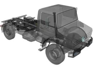 Mercedes-Benz Unimog 4000 3D Model preview