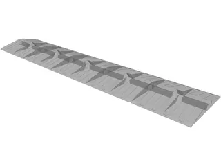 Speed Bump 3D Model preview
