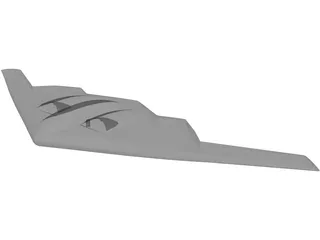 B2 Stealth Bomber 3D Model preview