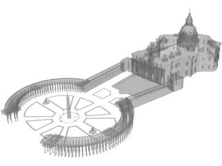 Vatican Cathedral 3D Model preview