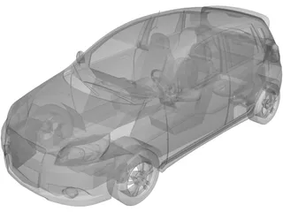 Chevrolet Aveo Hatchback 3D Model preview
