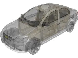 Chevrolet Aveo 3D Model preview