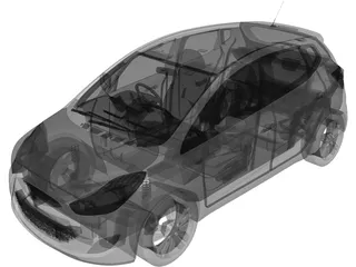 Hyundai ix20 3D Model preview
