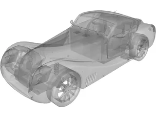 Morgan Aero Super Sports 3D Model preview