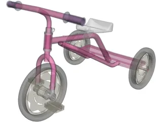 Tricycle 3D Model preview