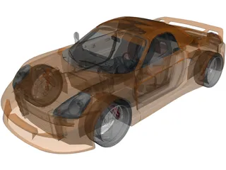 Toyota MRS Veilside 3D Model preview