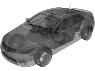 Kia Cerato Koup 3D Model preview