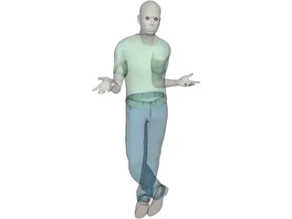 Man 3D Model preview