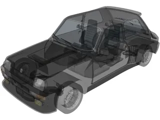 Renault 5 3D Model preview