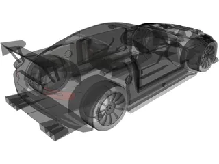 Aston Martin DBR9 3D Model preview