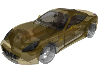Ferrari California 3D Model preview