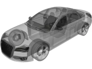 Audi S8 (2012) 3D Model preview
