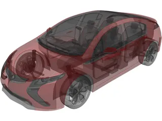 Opel Ampera 3D Model preview