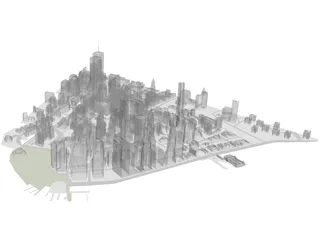 Lower Manhattan 3D Model preview