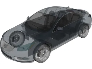 Buick Regal CXL (2011) 3D Model preview